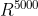 R^{5000}