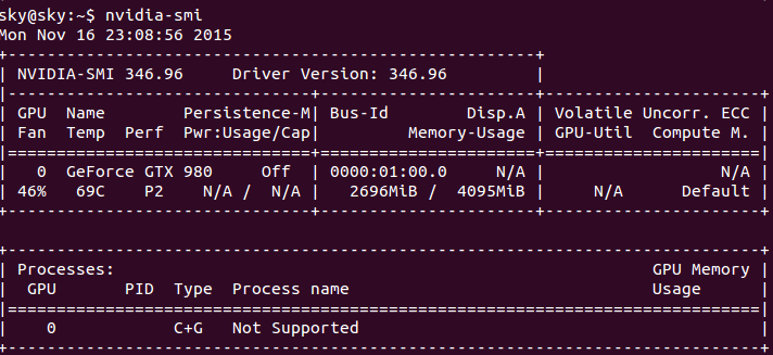 nvidia-smi