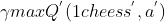 \gamma maxQ^{'} (1cheess^{'},a^{'})