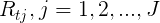 \large R_{tj}, j =1,2,..., J