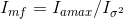 I_{mf}=I_{amax}/I_{\sigma ^{2}}