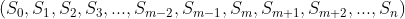 (S_{0},S_{1},S_{2},S_{3},...,S_{m-2},S_{m-1},S_{m},S_{m+1},S_{m+2},...,S_{n})