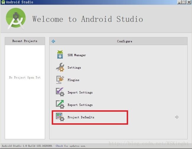 android studio点击start a new android studio project没反应