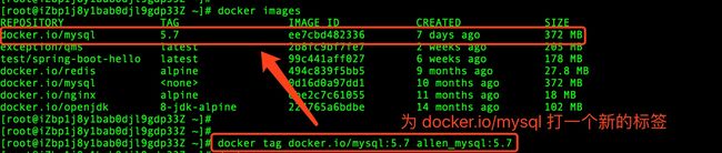 Docker tag 添加标签