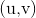 $(u,v)$