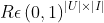 R\epsilon \left ( 0,1 \right )^{\left | U \right |\times \left | I \right |}