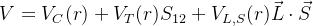 V=V_C(r)+V_T(r)S_{12}+V_{L,S}(r)\vec{L}\cdot\vec{S}