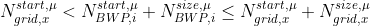 N_{grid,x}^{start,\mu }< N_{BWP,i}^{start,\mu }+N_{BWP,i}^{size,\mu }\leq N_{grid,x}^{start,\mu }+N_{grid,x}^{size,\mu }