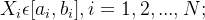 X_i\epsilon[a_i,b_i],i=1,2,...,N;