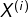 \fn_cm X^{(i)}