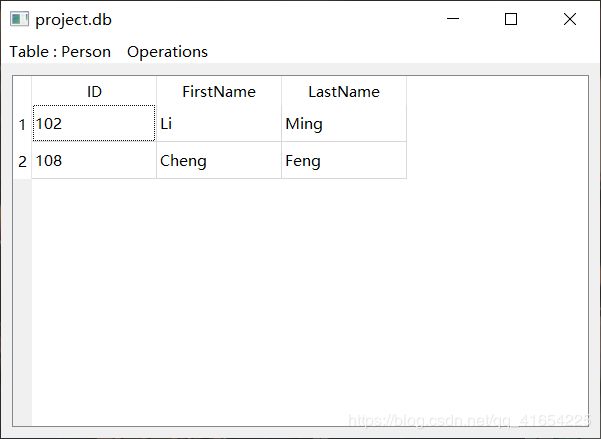 QT 实现对SQLite数据库的管理_第1张图片