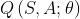 Q\left ( S,A;\theta \right )