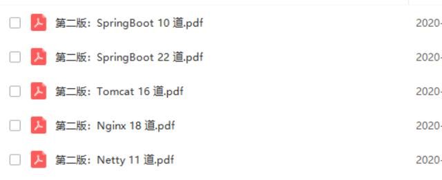 阿里P8终于总结出：SpringBoot+Tomcat+Nginx+Netty面试题及答案