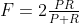 F=2\tfrac{PR}{P+R}