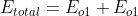 E_{total}=E_{o1}+E_{o1}