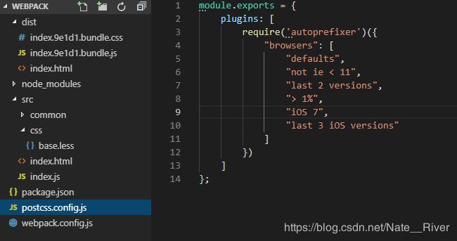 Webpack4系列教程(四) CSS相关配置_第3张图片
