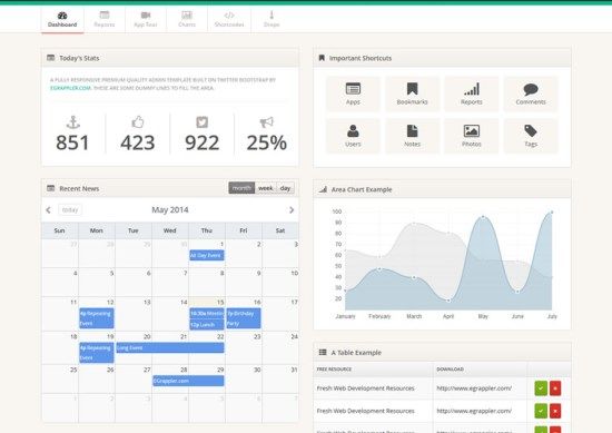 Bootstrap Admin Templates-7