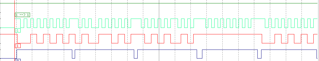 模拟往地址0x55写入0x5a，然后读取0x55里面的内容的情况