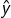\hat{y}