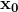 \mathbf{x_0}