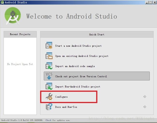 android studio点击start a new android studio project没反应