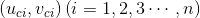 \left( {{u}_{ci}},{{v}_{ci}} \right)\left( i=1,2,3\cdots ,n \right)