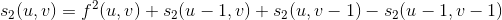 s_{2}(u,v)=f^{2}(u,v)+s_{2}(u-1,v)+s_{2}(u,v-1)-s_{2}(u-1,v-1)