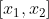 [x_1,x_2]