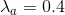 \lambda_{a}=0.4