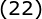 \left ( 22 \right )