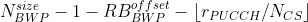 N_{BWP}^{size}-1-RB_{BWP}^{offset} - \left \lfloor r_{PUCCH}/N_{CS} \right \rfloor