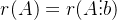 r(A)=r(A\vdots b)