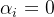 \alpha_i=0