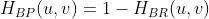 H_{BP}(u,v)=1-H_{BR}(u,v)