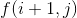 f(i+1,j)