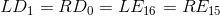 LD_{1}=RD_{0}=LE_{16}=RE_{15}