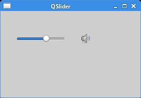 QSlider widget