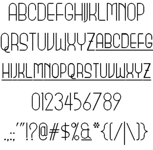 free thin fonts