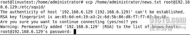 Linux下scp的用法  - 飞翔天空 - 飞翔天空