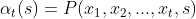 \alpha _{t}(s)=P(x_{1},x_{2},...,x_{t},s)