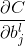 \frac{\partial C}{\partial b_j^l}