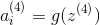 a_{i}^{(4)}=g(z^{(4)})