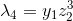 \lambda _4 =y_1z_2^3