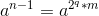 a^{n-1}=a^{2^{q}*m}