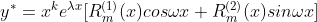 gif.latex?y%5E%7B*%7D%3Dx%5E%7Bk%7De%5E%7B%5Clambda%20x%7D%5BR_%7Bm%7D%5E%7B%281%29%7D%28x%29cos%5Comega%20x+R_%7Bm%7D%5E%7B%282%29%7D%28x%29sin%5Comega%20x%5D