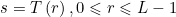 s = T\left ( r \right ),0\leqslant r \leqslant L-1