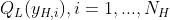 Q_L(y_{H,i}), i=1,...,N_H