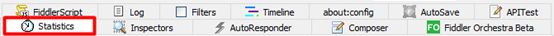 fiddler view/statistics