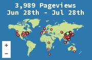 Locations of visitors to this page