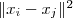 /|x_i-x_j/|^2
